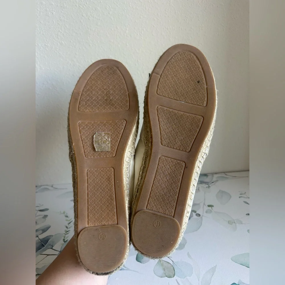 Tory Burch Color block Cap Toe Espadrille Flats